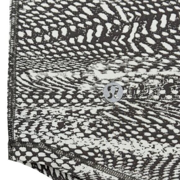 Lululemon For The Run Short Sleeve Swerve Vapor Metal Grey Size 8 - Picture 8 of 8